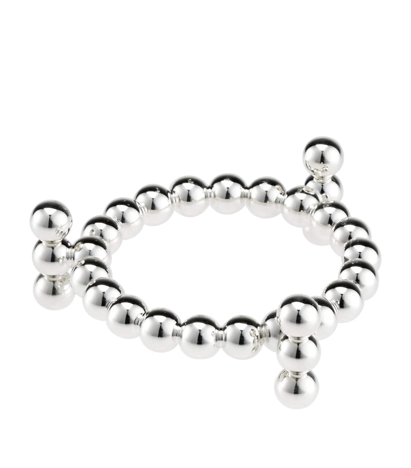 Christofle silver-plated Perles candle jewel - British product