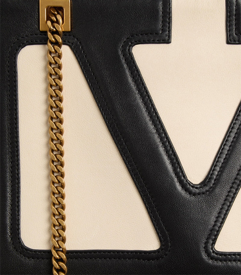 Valentino Garavani small lambskin Viva Superstar tote bag - British product