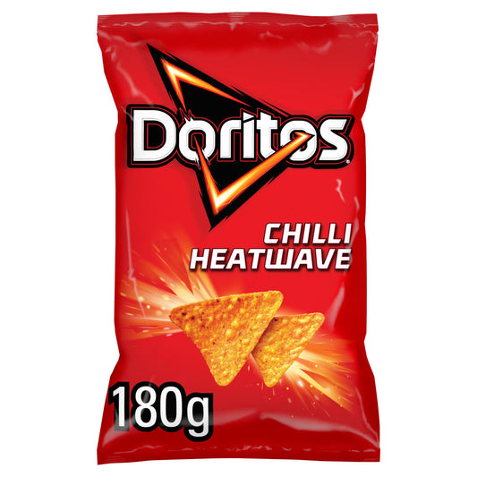 Doritos Chilli Heatwave Sharing Tortilla Chips Crisps 180g GOODS Sainsburys   