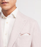 Eleventy cotton-wool pocket square 33cm, imported from the UK