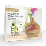 Superdrug Dr. Eve Ryouth 7 Colour LED Aroma Diffuser with Oil Bottle- Buy online at McGrocer