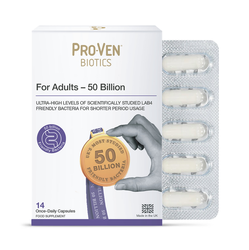 Pro-Ven Biotics Acidophilus Bifidus 14 Capsules, imported from the UK