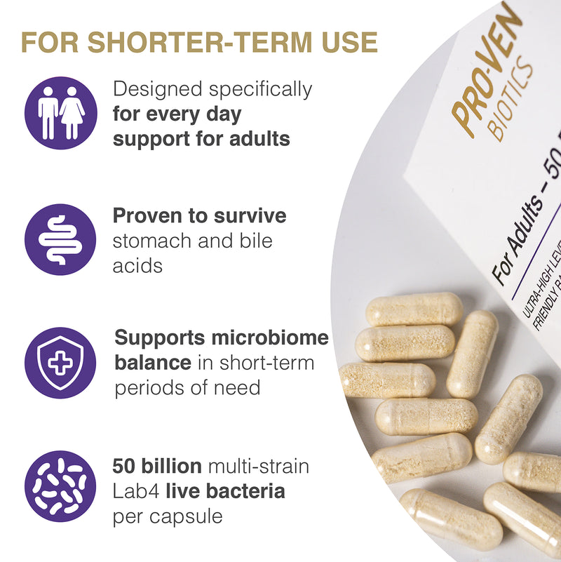 Pro-Ven Biotics Acidophilus Bifidus 14 Capsules, imported from the UK