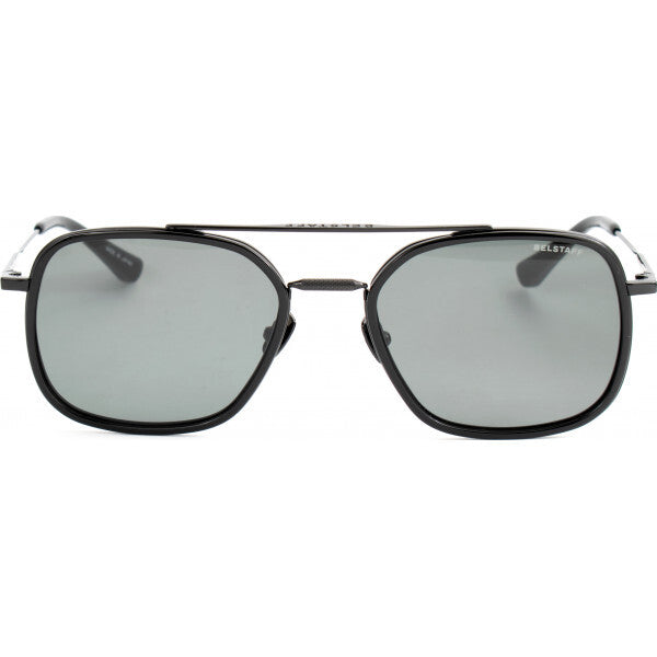 Belstaff AVEDON S118 black sunglasses with titanium frame, imported from the UK