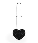 Harrods Alaïa Suede Embellished Le Coeur Shoulder Bag- Buy online at McGrocer