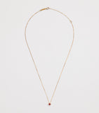 Suzanne Kalan rose gold ruby diamond mini princess pendant necklace (British brand)