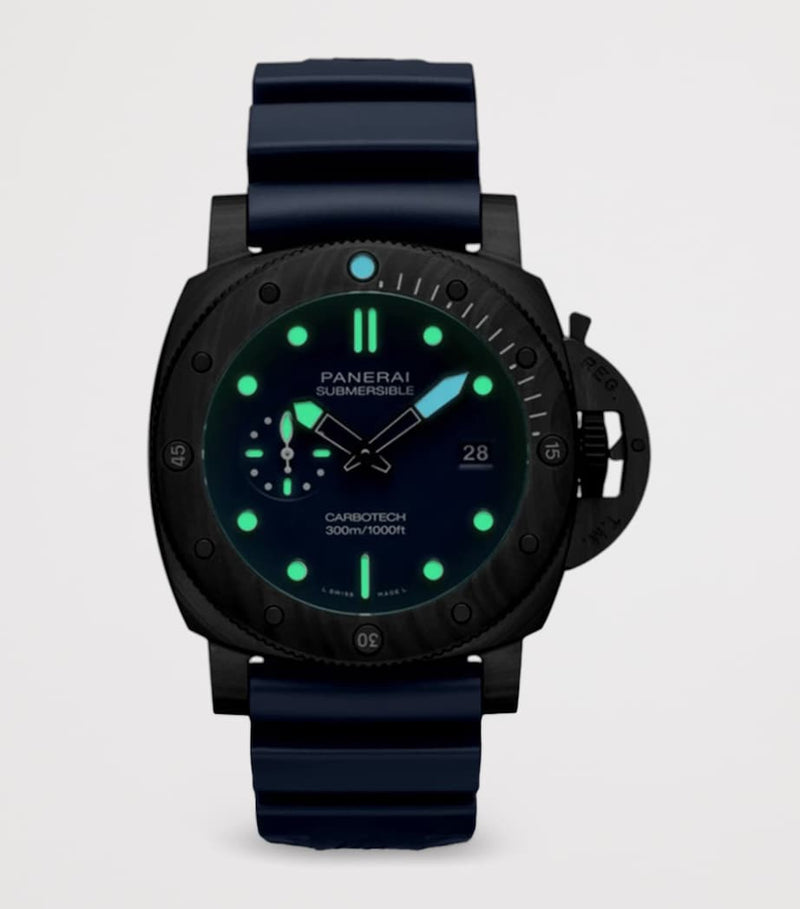 Panerai Carbotech Submersible watch 44mm, imported from the UK