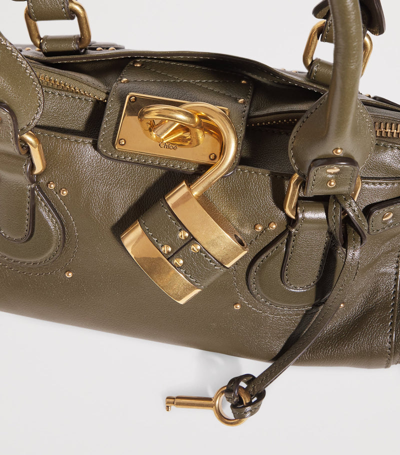Chloé medium leather Spin tote bag, imported from the UK