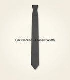 Givenchy silk jacquard tie with Paris logo, imported from the UK