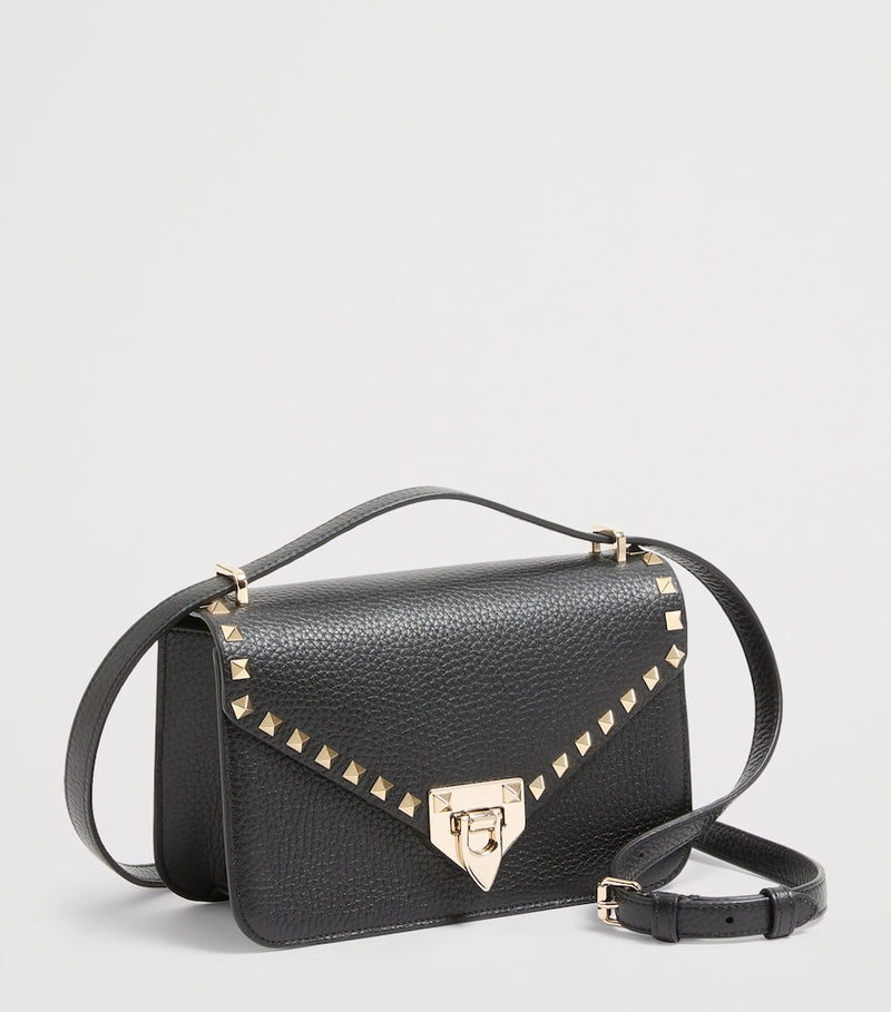 Valentino Garavani Rockstud shoulder bag H10cm x W21.5cm (British brand)