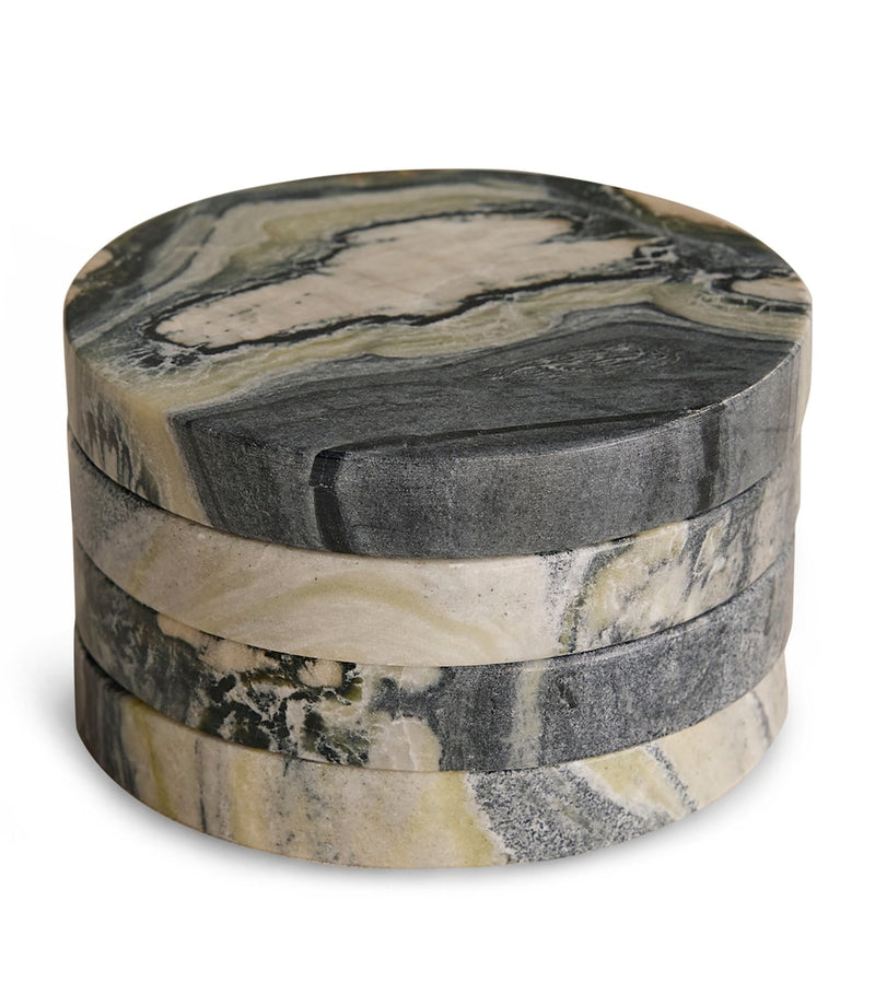 Soho Home marble Hanson coasters set of 4, imported from the UK