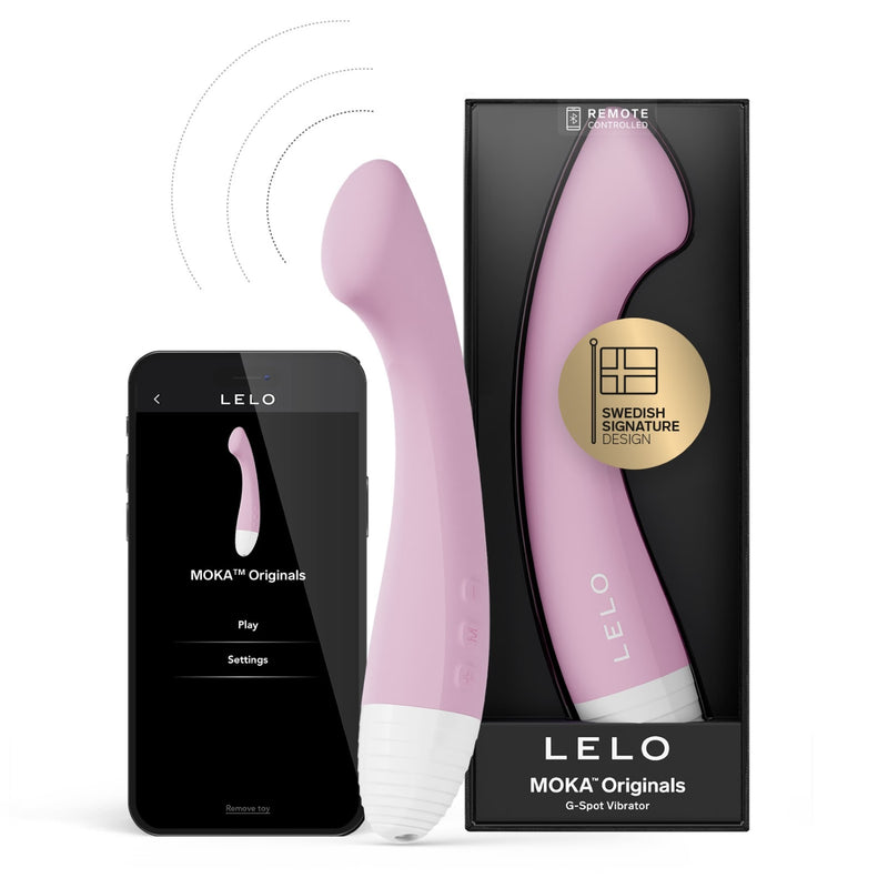 LELO MOKA G-spot vibrator soft pink - British product