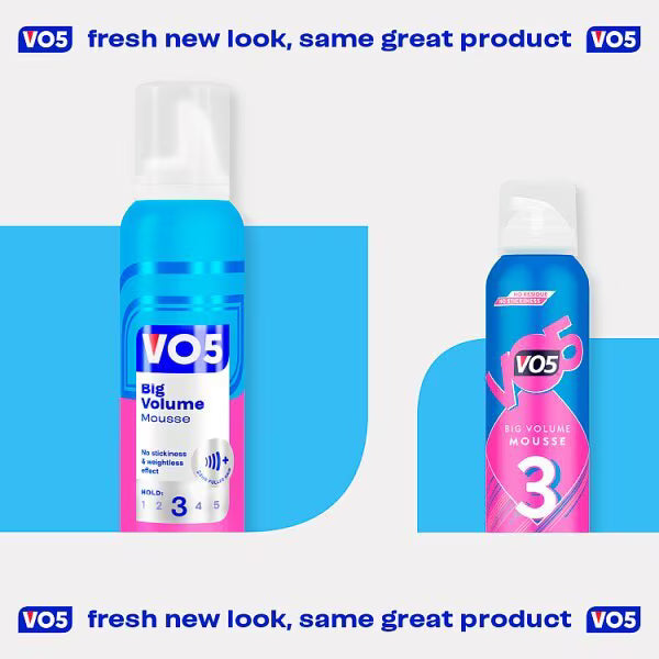 VO5 Big Volume Hair Mousse 200ml (British brand)