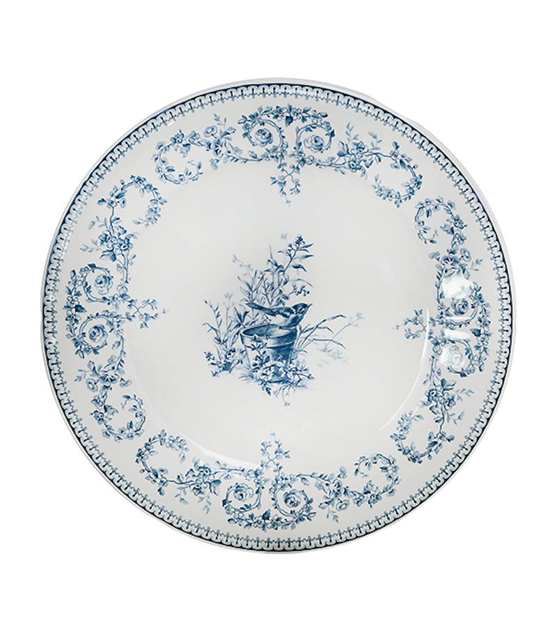 Gien Dépareillé dinner plates set of 6 27cm, imported from the UK