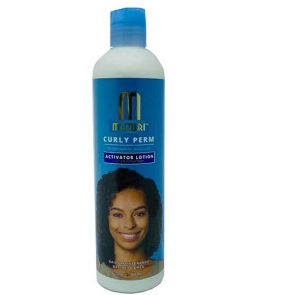 Mazuri Curly Perm Activator Lotion, imported from the UK