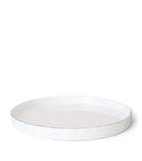 Harrods Feldspar Fine Bone China Cobalt Round Tray 34cm- Buy online at McGrocer