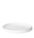 Feldspar fine bone china cobalt round tray 34cm - British product