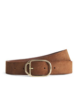 Harrods Eleventy Suede Belt- Buy online at McGrocer