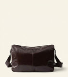 Prada shoulder bag chocolate calfskin leather (British brand)