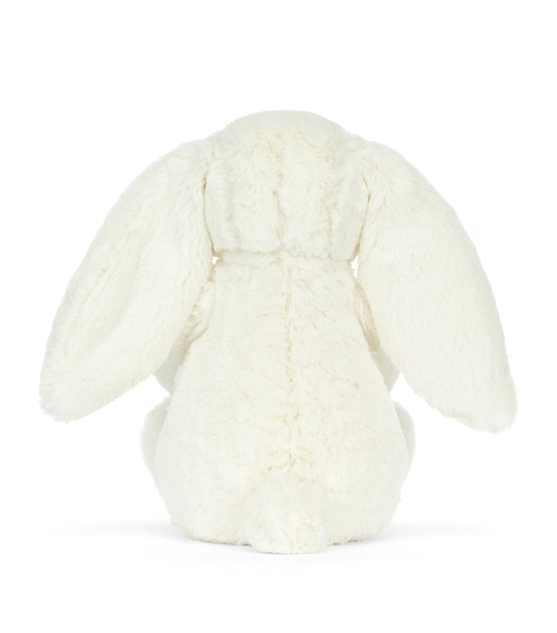 Jellycat cream bunny soft toy 31cm with star, imported from the UK