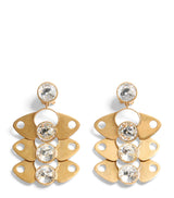 Harrods Valentino Garavani Crystal-Embellished Drop Earrings- Buy online at McGrocer