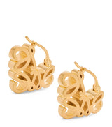 Harrods LOEWE Bombé Anagram Hoop Earrings- Buy online at McGrocer