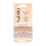Superdrug Nail HQ Square Bronzed Babe False Nails 24 Pieces- Buy online at McGrocer