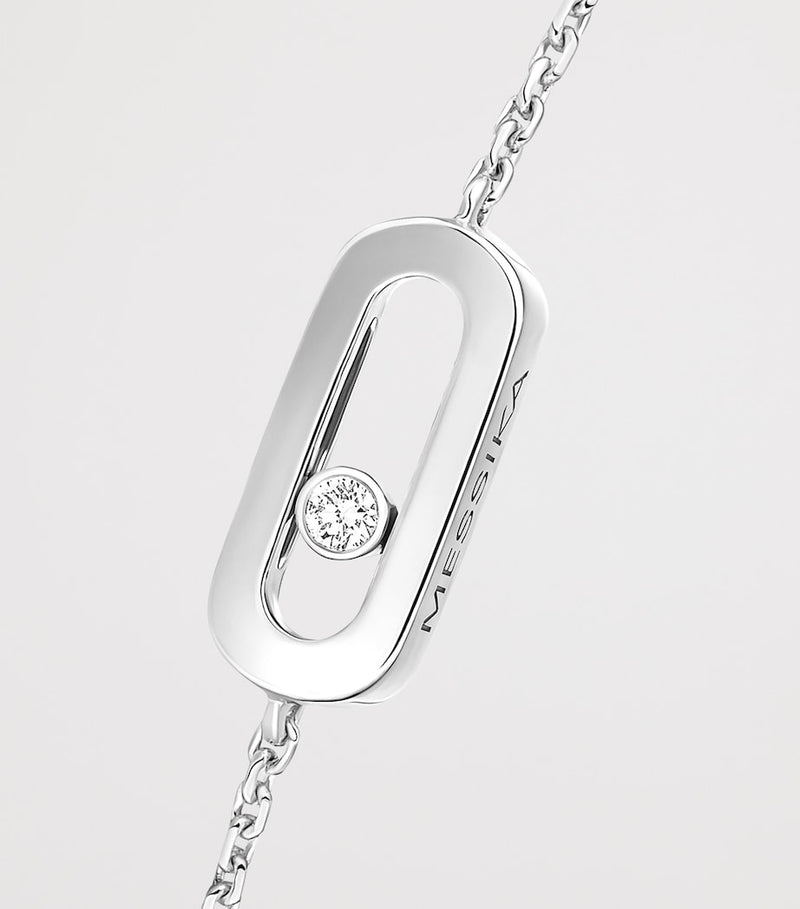 Messika children's bracelet white gold diamond, imported from the UK