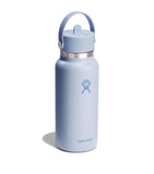 Hydro Flask wide mouth bottle with flex straw cap 946ml, UK version