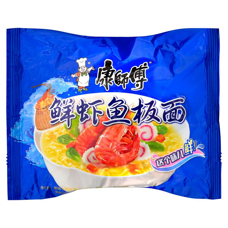 Master Kong fish and shrimp noodle (British brand)