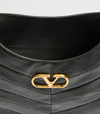 Valentino Garavani small leather Hoboho shoulder bag, imported from the UK