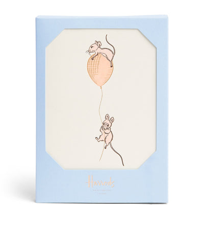Harrods Harrods Mouse Cards Children's Greeting Cards Pack of 5- Buy online at McGrocer