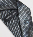 Giorgio Armani silk herringbone tie width 7cm (British brand)