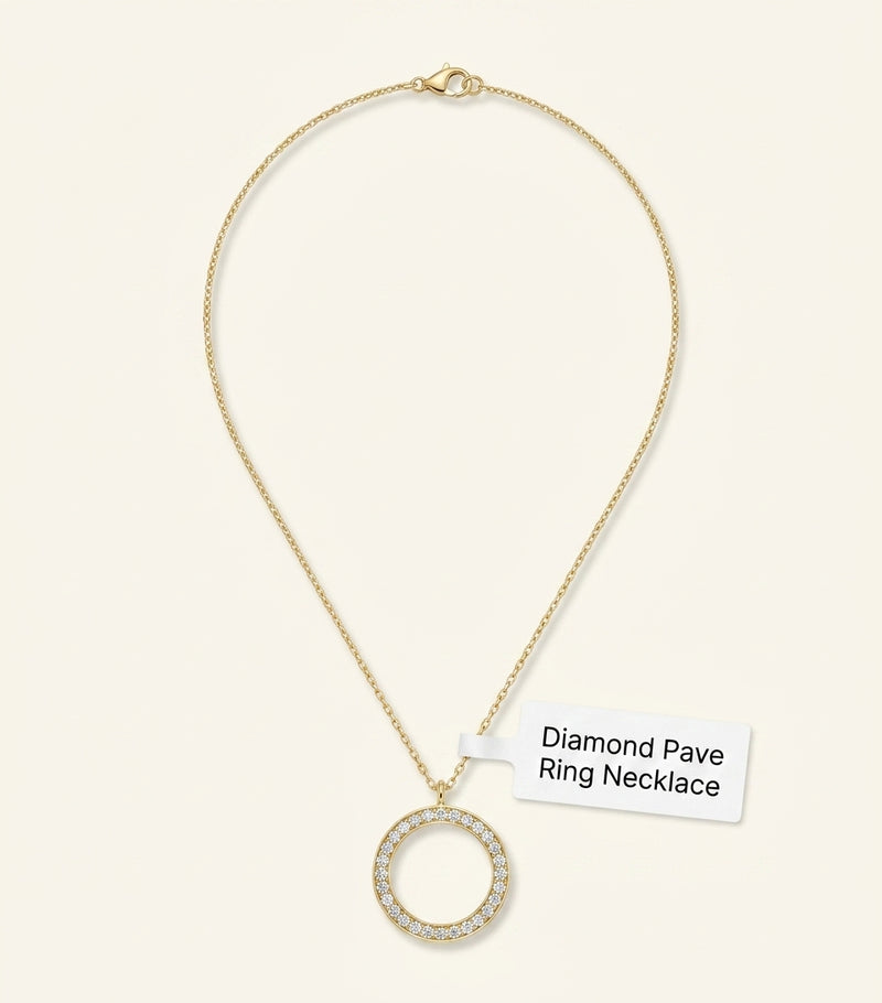 Cartier Juste un Clou yellow gold diamond necklace 42-46cm - British product