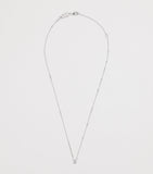 Harrods white gold diamond pendant necklace 0.25ct (British brand)