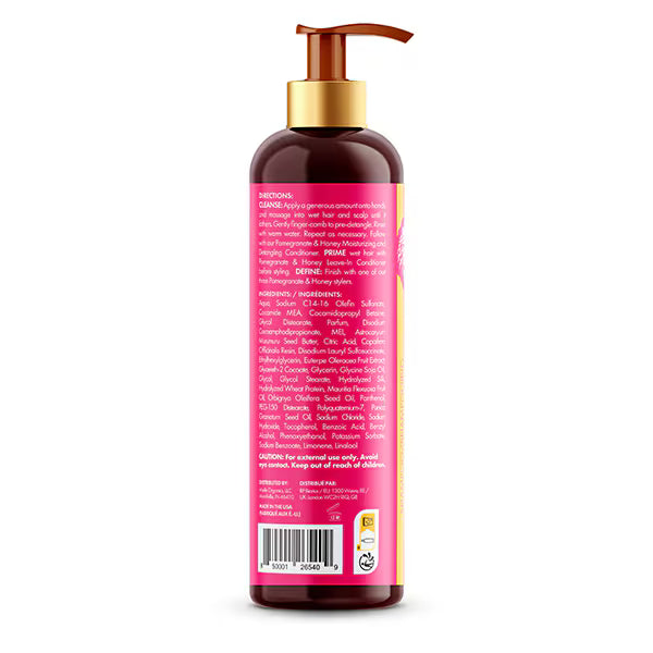 Mielle Pomegranate Honey Detangling Shampoo 12 fl oz, imported from the UK