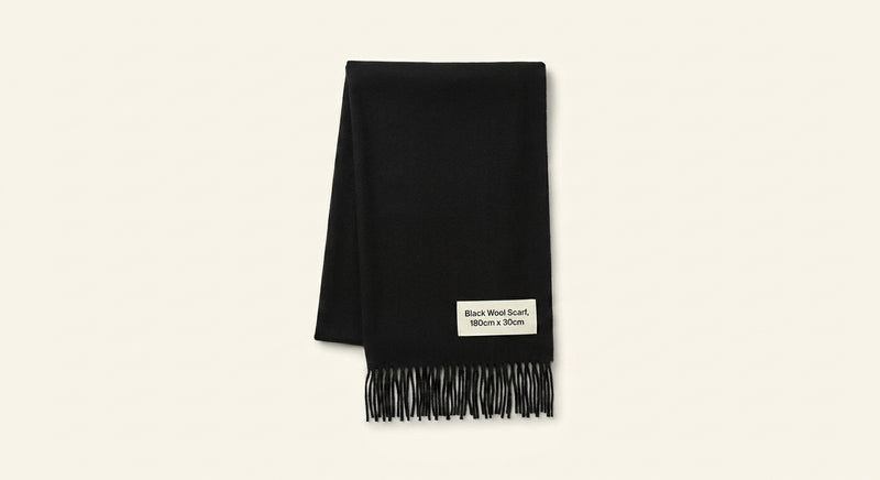 Burberry check-print cashmere scarf, imported from the UK