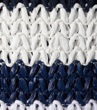 Miu Miu raffia-effect woven tote bag (British brand)