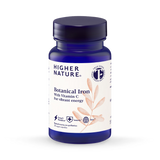 Holland & Barrett Higher Nature True Food Botanical Iron 14mg Iron & 50mg Vitamin C Plant-Based Supplement 30 Vegan Capsules- Buy online at McGrocer