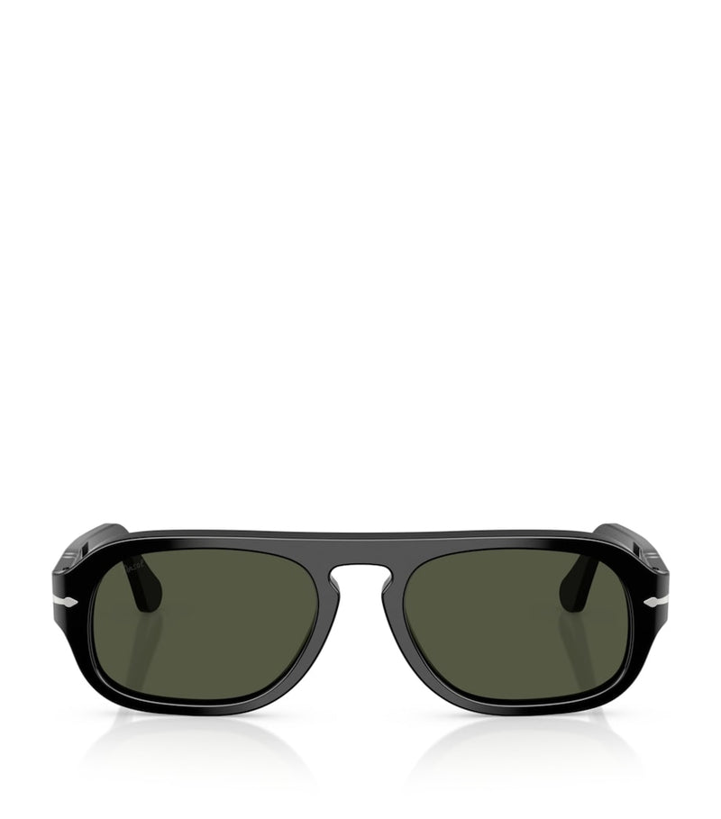 Persol Square Pilot sunglasses with acetate frame, UK version