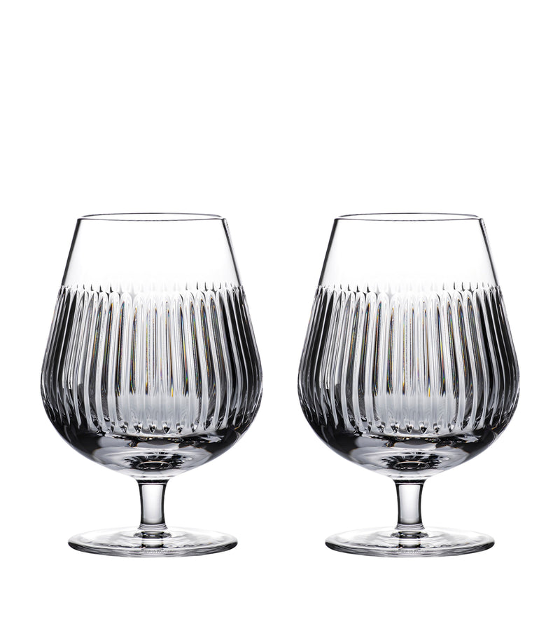 Waterford Connoisseur Aras brandy balloon glasses set of 2 510ml (British brand)