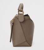 LOEWE small leather Puzzle Edge top-handle bag (British brand)