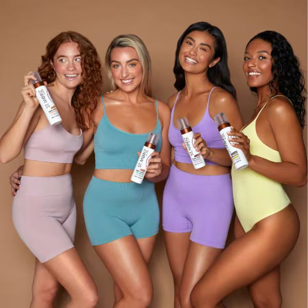 St Moriz colour correcting tanning mousse medium (British brand)