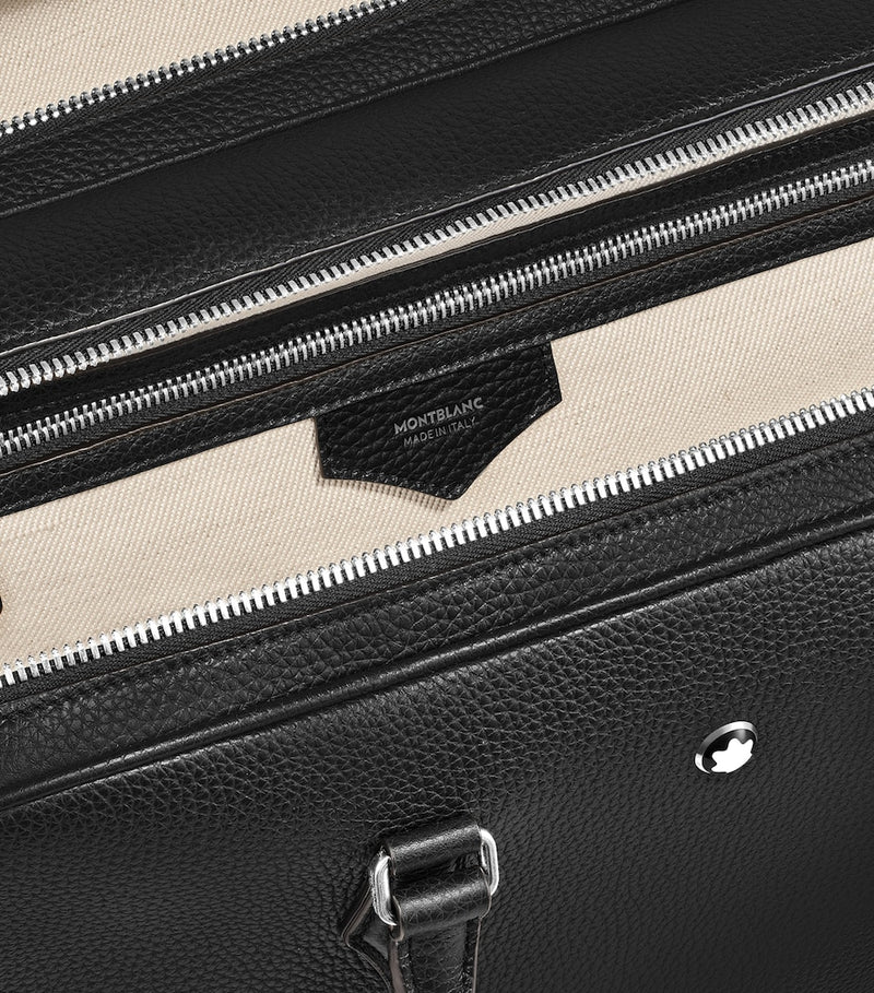 Montblanc large grained leather document case, imported from the UK