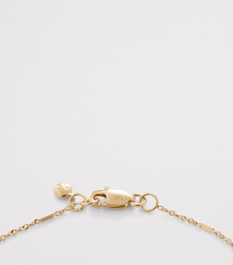 Monica Vinader yellow gold chain necklace 46cm (British brand)
