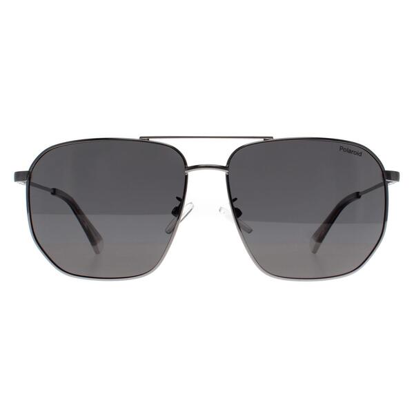 Polaroid grey polarised unisex sunglasses PLD 4141 (British brand)