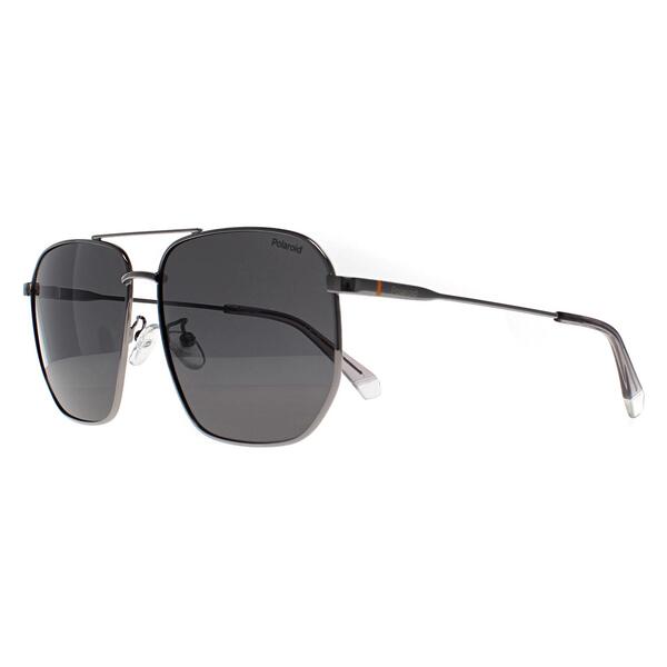 Polaroid grey polarised unisex sunglasses PLD 4141 (British brand)