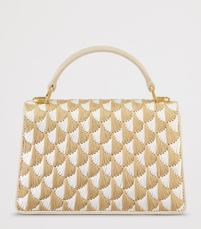 Bvlgari Serpenti Forever mini raffia handbag - British product