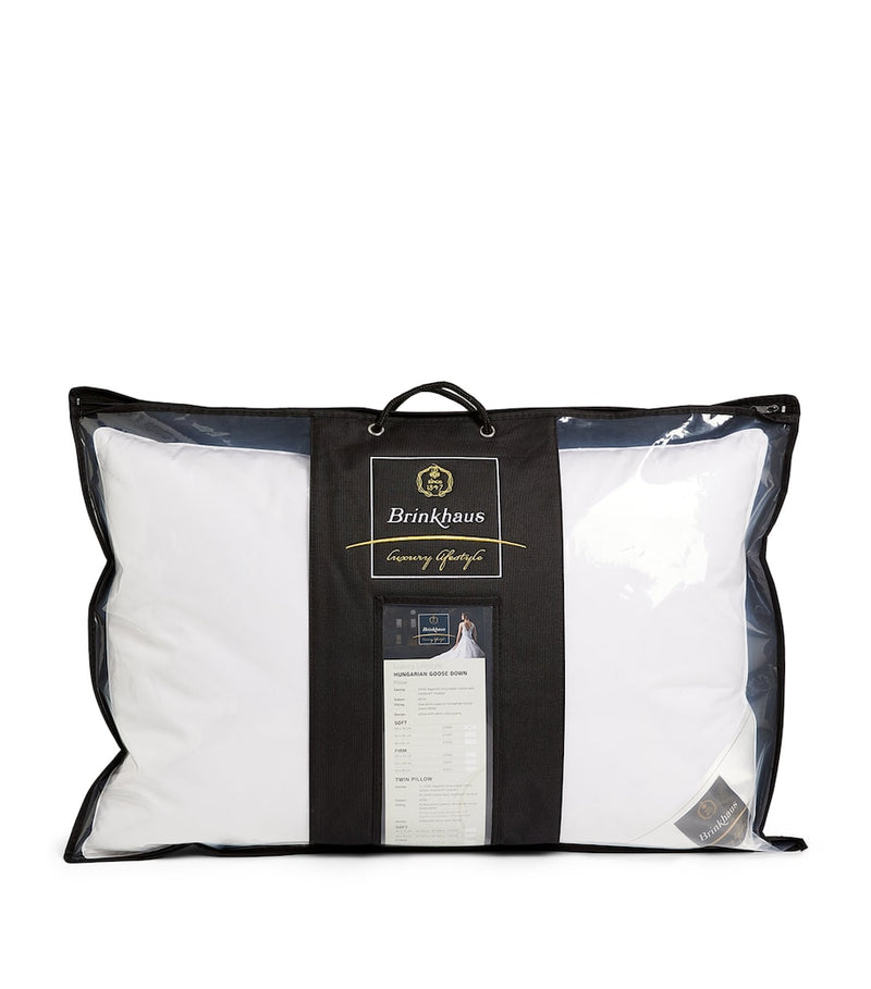 Brinkhaus Chateau 2-Chamber down pillow 50cm x 75cm - British product