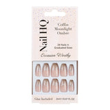 Nail HQ Coffin Moonlight Ombre Nails 24 pieces, imported from the UK